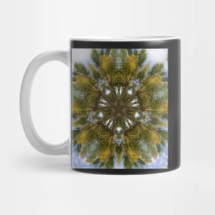 Pattern of palm trees, Miami Beach, Florida Mug